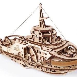 Ugears Tugboat 3D Boat Model Kit