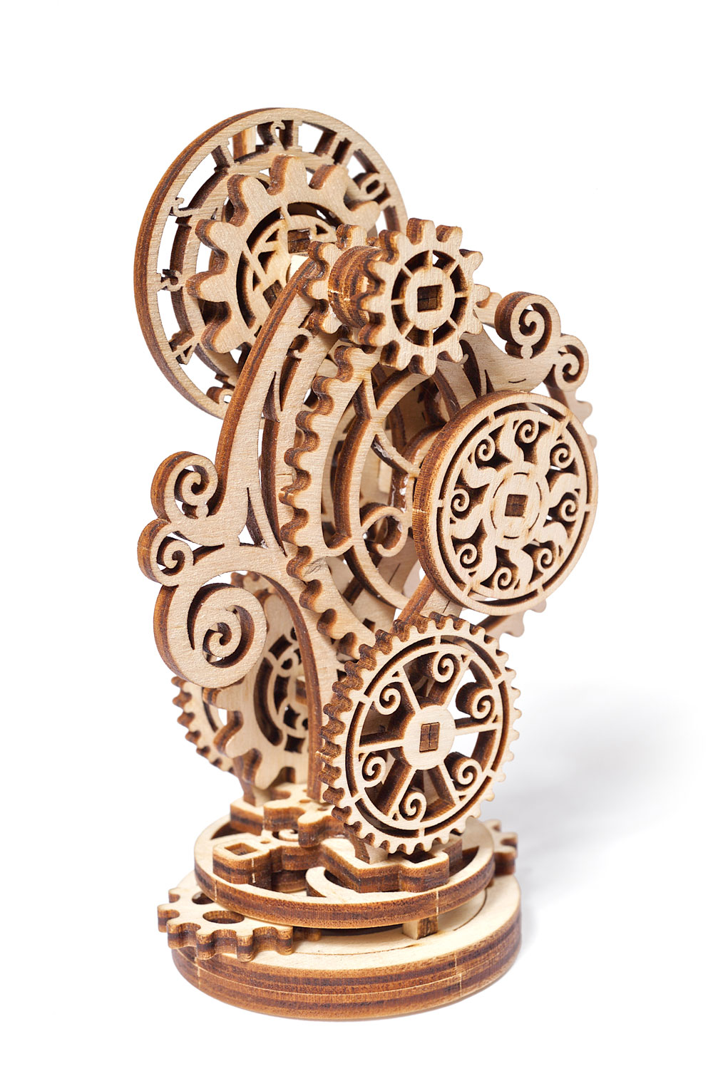 Ugears Steampunk Clock 3D Wooden Model