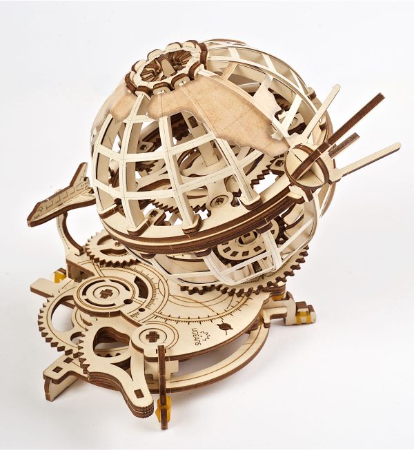 Ugears Globus 3D Wood Globe Model Kit