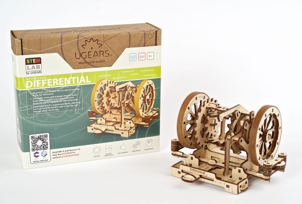 Ugears Stem Lab Differential 3D Wooden Model