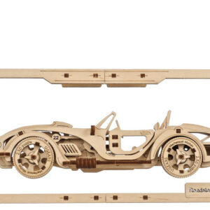 2.5D wooden car puzzle