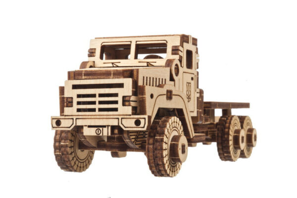 Wooden Mechanical Military Truck