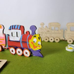 Ugears Colour-4-Kids Locomotive