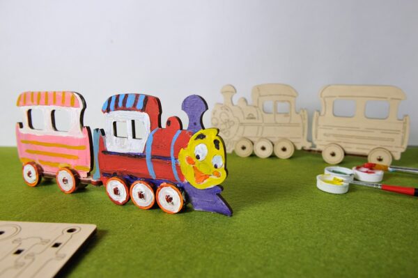 Ugears Colour-4-Kids Locomotive