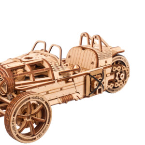 Three-wheeler wooden model
